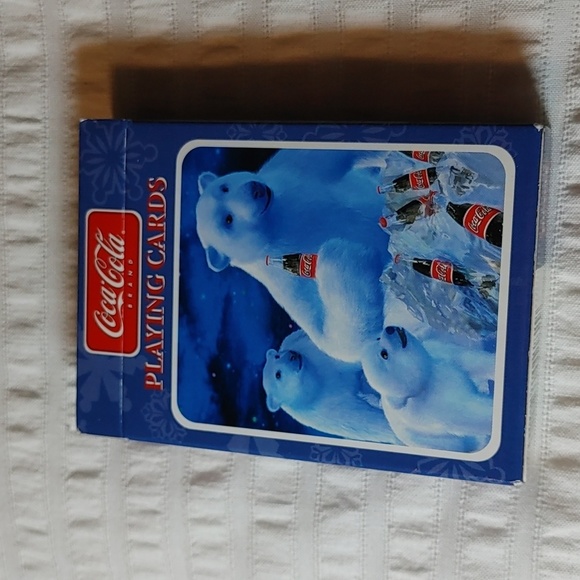 2/$30 2005 Collectible Coca- Cola Polar Bears Tin with 2 decks of Playing Cards - Picture 7 of 9